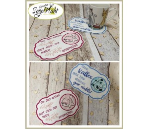 Stickserie - ITH Mug Rugs Crazy Cats Doodle 